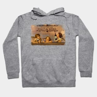 Cherubs Funny Wine - Renaissance Hoodie